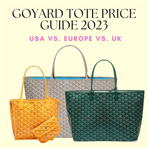 goyard st louis tote price 2023|reversible goyard tote bag.